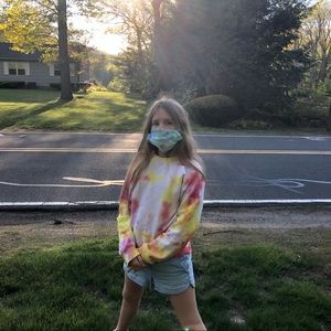 Tie-Dye Mask with Elastic